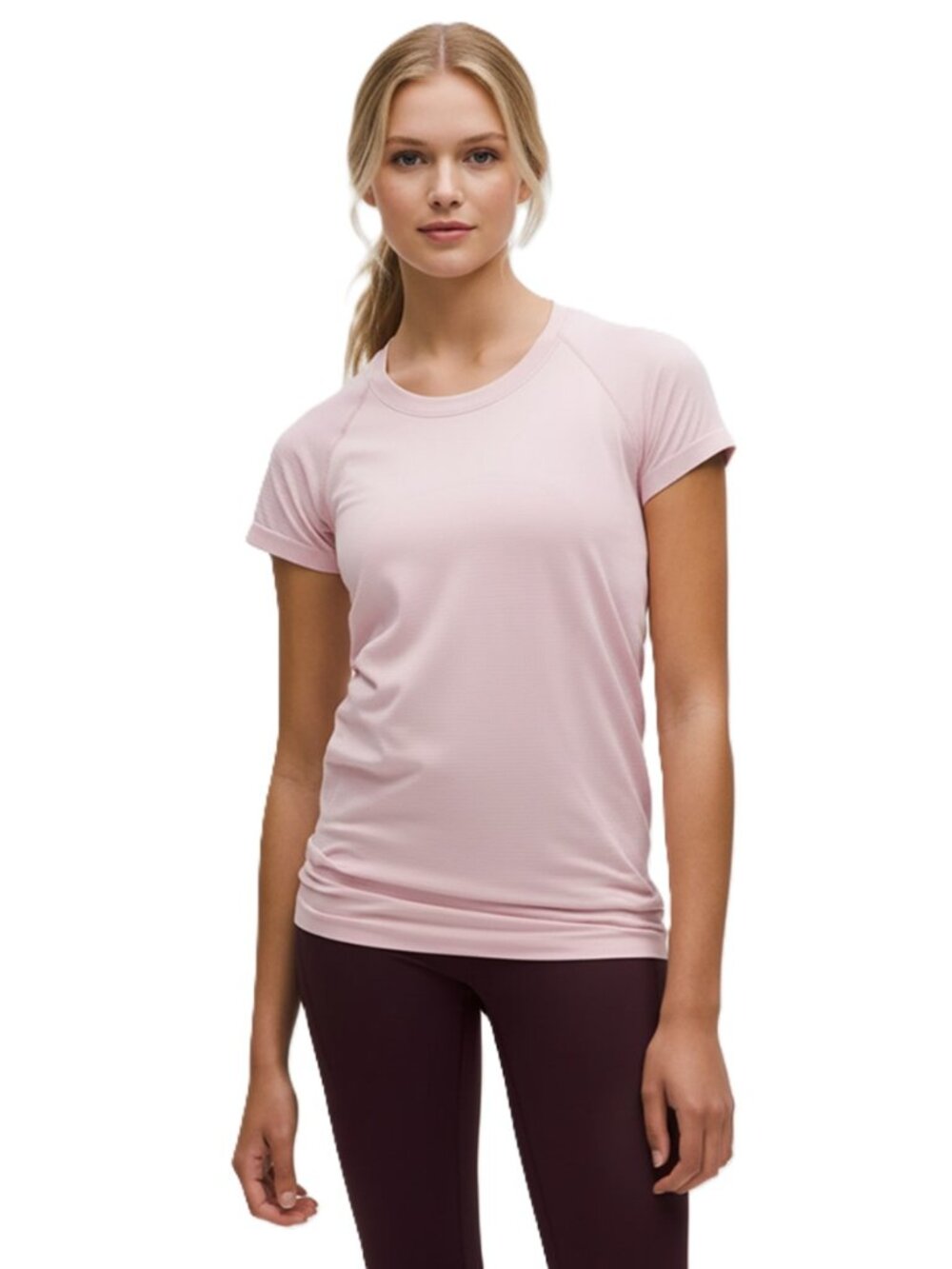 NWT LULULEMON Swiftly Short Sleeve Hip Length Pink Haze Size 2 4 6 $68 Retail
